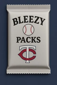 Bleezy Packs- Minnesota Twins Pack- 15 Cards 1 Auto Or Relic Guaranteed No Base - Picture 1 of 2