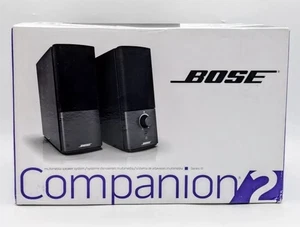 Bose Companion 2 Series III Multimedia Speaker System (2-Piece) NIB - Black NEW - Afbeelding 1 van 5