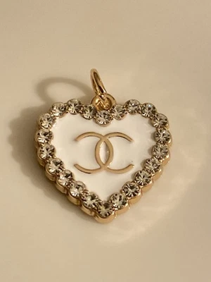 Zipper Pull Button Stamped Charm - Image 1 of 3