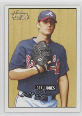 2005 Bowman Heritage Beau Jones (Yellow Background) #347 Rookie RC - Image 1 of 2