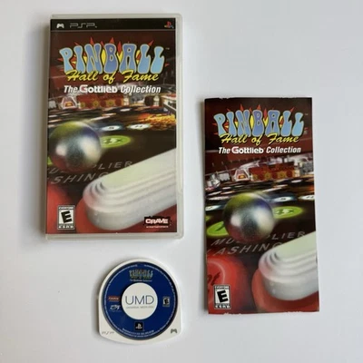 Pinball Hall of Fame The Gottlieb Collection Sony PSP PlayStation Portable CIB - Image 1 of 4