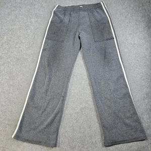 Vintage Golds Gym Sweatpants Mens Medium Gray Joggers 90s Athletic USA Made - Picture 1 of 19