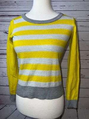 Suéter Banana Republic 100% Lana Merino Rayas Talla Pequeña Metálico Mujer Foto 1 de 4