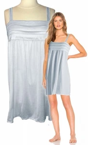 Neu mit Etikett Hanro großes silberblaues TAITU BABYDOLL CHEMISE Nachthemd Schweiz - Bild 1 von 6