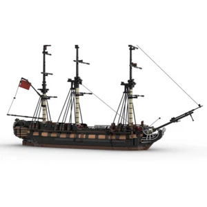 MOC Build: UCS-Style Pirate's Heavy Frigate Ship Model Gift for Christmas - Picture 1 of 10