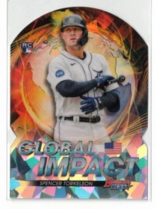 2022 Bowman's Best Global Impact ATOMIC Refractor RC Spencer Torkelson #GI-10! - Picture 1 of 2