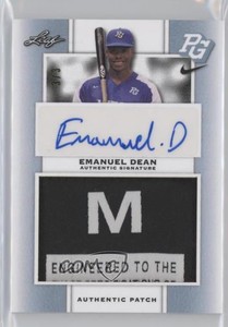 2018 Leaf Metal Perfect Game All-American Classic /3 Emanuel Dean Patch Auto