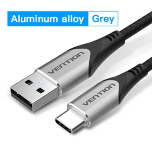 USB Type C Cable 3A Fast Charging USB-A to USB C Charge Braided Cord Charger - Picture 1 of 26