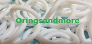 White PTFE Orings Size 018 Price for 5 pcs - Picture 1 of 1