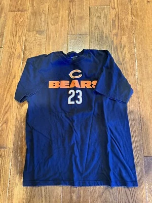 Reebok Mens Chicago Bears Devin Hester Navy Blue/Orange Size Medium - Image 1 of 3