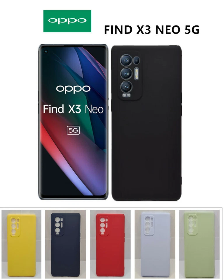 Cover Custodia morbida SILICONE TPU OPACA per OPPO Find X3 Neo 5G