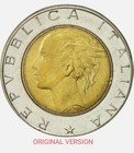 RARISSIMA Moneta 500 Lire 1989 ERRORI DI CONIO: Lettere R e C tagliate 