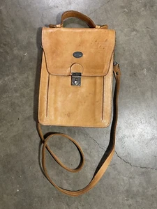Vintage Natural Leather Women’s Shoulder Bag By Cone - Picture 1 of 5