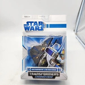 Star Wars Transformers Crossovers Jedi Starfighter To Obi-wan Kenobi Shipped New - Picture 1 of 10