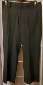 Banana Republic Womens Pants Black Size 8 The Martin Fit Career Pant Wool Blend - Picture 1 of 5
