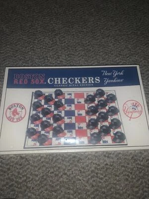 Boston Red Sox vs New York Yankees Classic Rival Edition Checkers Board Game NEW - Image 1 of 2