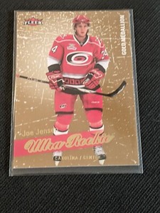 2008-09 FLEER ULTRA JOE JENSEN #235 Rookie RC GOLD MEDALLIOON