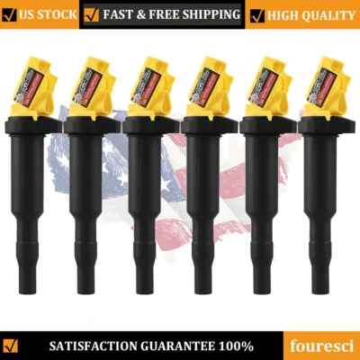Juego de 6 bobinas de encendido de 3,0 L de alto rendimiento para BMW 535i 2008-2016 0221504470 Foto 1 de 4