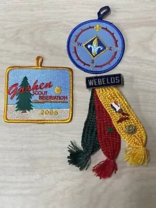 Distintivo nastro Webelos Cub Scouts 5 spille attività 2 toppe boy scouts of America - Foto 1 di 7