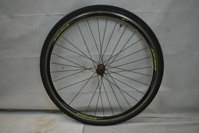 Vera Front Touring Road Bike Wheel & Hub OLW100 16mm 32S Spoke PV Black QR USA - Image 1 of 4