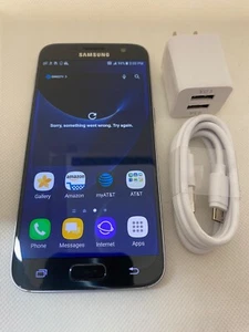 Samsung Galaxy S7 SM-G930a At&t/Desbloqueado GSM -Negro - Usado - Imagen 1 de 4