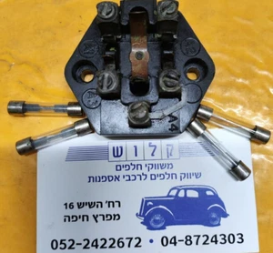 OEM# Lucas England SF6 Fuse Block 37132. 8/52 Date Code Off 1952 MGTD MkII -S4 I - Picture 1 of 16
