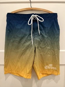 Corona Beer Board Shorts Swim Trunks  Men's NWT Size Small 30" Waist - Picture 1 of 4