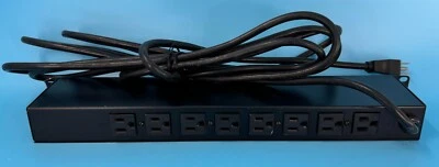 Bud Industries POS-194-S POWER OUTLET STRIP 15A 8 REAR - Image 1 of 2