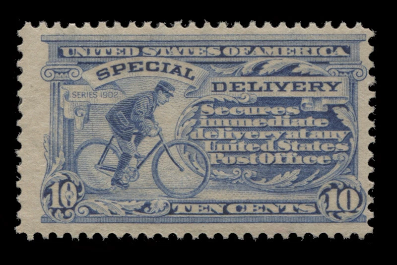 US # E6 — 10¢ Ultramarine, F-VF NH. PRICE REDUCED!! - Image 1 of 1