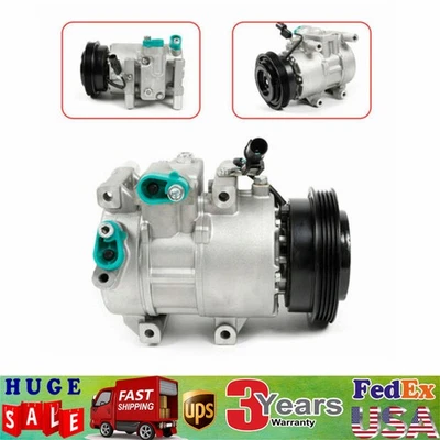 A/C AC Compressor+Clutch 158350 for 2007 2008 2009 Kia Spectra & Spectra5 2.0L - Image 1 of 4