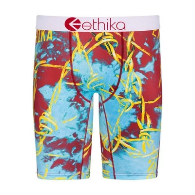 Calzoncillo boxer para hombre Ethika rojo/azul Southbound MLUS1900 Foto 1 de 2