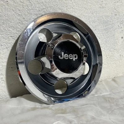 Tapacubos central de rueda cromados para Jeep Wrangler Grand Cherokee 1988-1995 85501-F bonito Foto 1 de 4