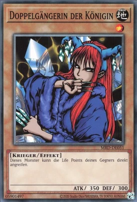 YuGiOh Doppelgängerin der Königin MRD-25TH-DE051 Common Deutsch NM unl. - Bild 1 von 2