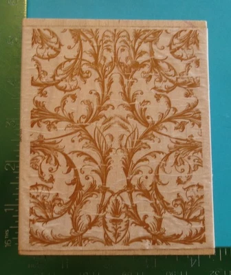 Sello de goma All Night Media Anna Griffing FONDO DE HIEDRA ornamentado 580C03 Foto 1 de 2