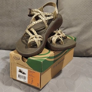 Sandalias Chaco ZCloud X2 Kelp Knit J105562 para mujer 8 marrón tostado con tira trasera plana - Imagen 1 de 13