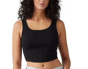 Camiseta sin mangas corta Levi's negra Lyra calce ajustado - Imagen 1 de 2
