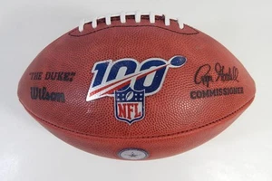 Dallas Cowboys 2019 Juego Emitido Wilson Auténtico The Duke Fútbol Año 100 - Imagen 1 de 5