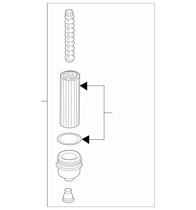 Filtro de aceite original Mercedes-Benz 177-180-01-10 Foto 1 de 1