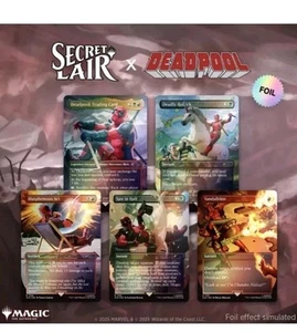 Magic The Gathering Secret Lair Deadpool Foil SEALED - Picture 1 of 1