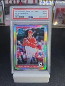 Panini Optic Rated Rookie Shohei Ohtani #176 2018 Silver Holo Prizm RC PSA 9 MVP - Imagen 1 de 3