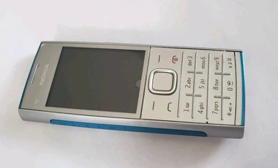 Nokia X2-00 ( Movistar ) Cell Phone Silver Blue Excellent Condition  - Image 1 of 4