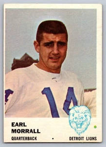 Fleer #78 Earl Morrall Detroit Lions 1961 - Imagen 1 de 3