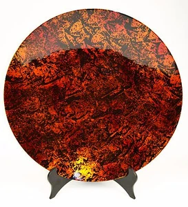 Placa de laca decorativa - diseño Bushfire - 60 cm - Imagen 1 de 3