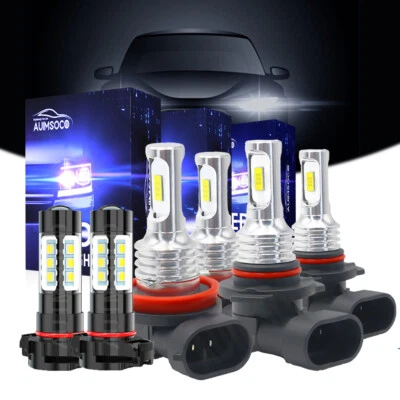 Faros LED altos bajos antiniebla para Jeep Compass Sport Utility 2011-2013 Foto 1 de 4