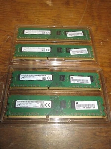 Micron 32GB (4x8GB) PC3L-14900U DDR3-1866MHz 2Rx8 Non-ECC HP # 698651-154 - Picture 1 of 3
