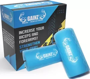 Gainz - Adattatori sollevamento pesi manubrio/barboncino impugnature spesse per barra di grasso - Gro - Foto 1 di 7