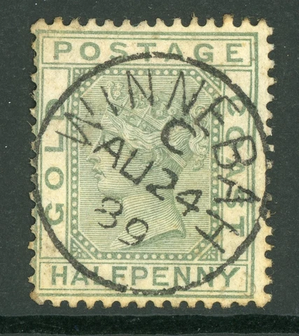 Gold Coast 1883 British Colony ½¢ QV Scott # 11 Winnebah Cancel S254 Cover