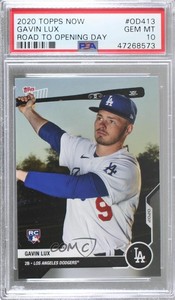 2020 Topps Now Road to Opening Day /502 Gavin Lux PSA 10 GEM MT Rookie RC