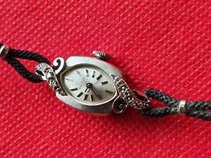 Rare 14K WhiteGold Art Deco BULOVA 5AN 23 Jewels Manual Wind Ladies Watch _3666 - Picture 1 of 13