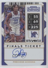 2020 Panini Contenders Draft Picks Finals Ticket /5 Precious Achiuwa Rookie RC